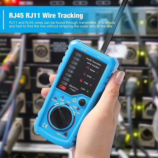 BSIDE FWT11 Network Cable Tracker Wire Tester RJ11 RJ45 Cat5Cat6 Ethernet LAN Detector Line Finder Telephone Wire Tracker Finder