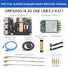 PCIe to MiniPCIe / Gigabit Ethernet / USB 3.2 Gen1 HAT for Raspberry Pi 5 Extend 2-Ch USB 3.2 Gen1 1x Gigabit Ethernet Ports