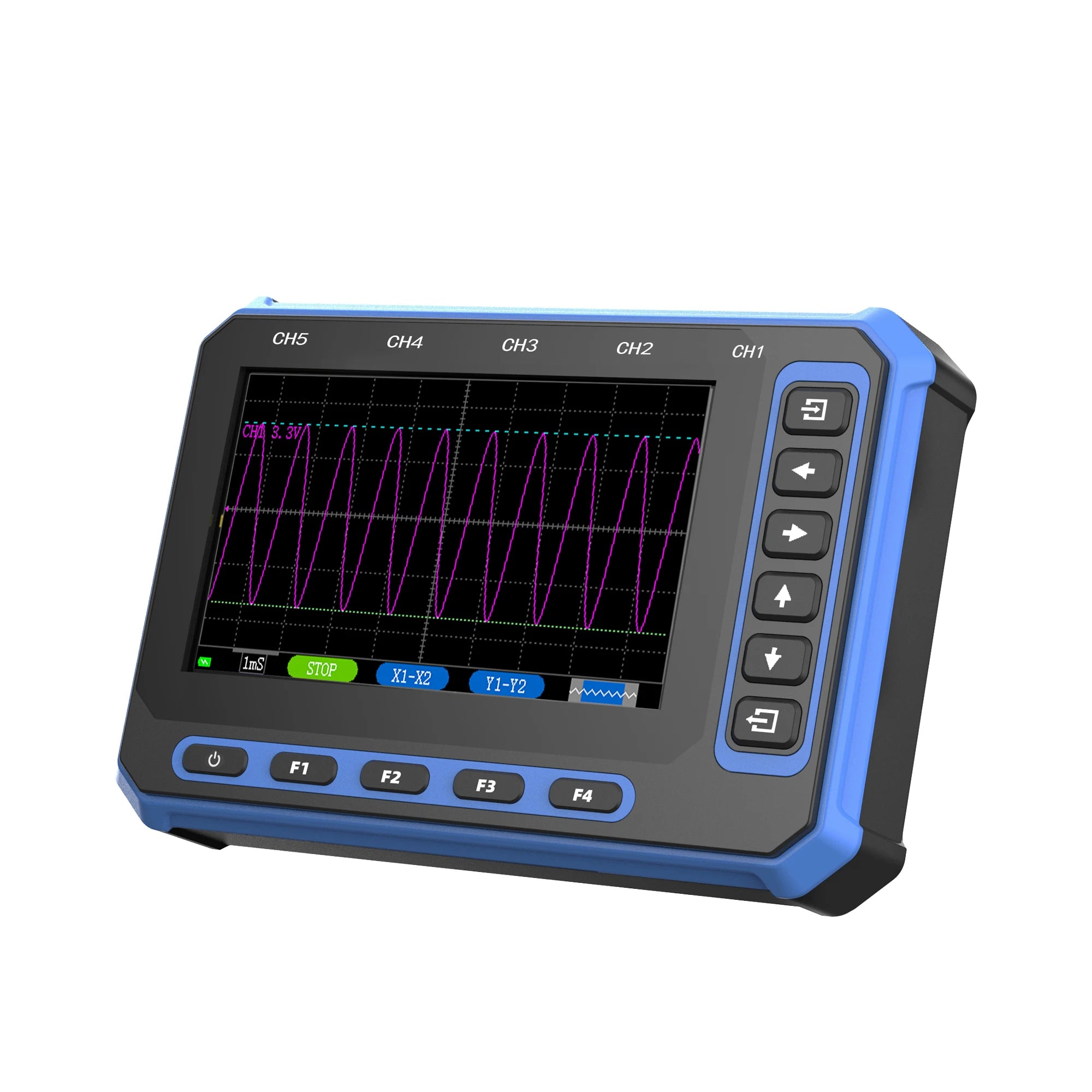 TOOLTOP OS-5C Five-channel Oscilloscope 1MHZ bandwidth 3M sampling rate Digital oscilloscope