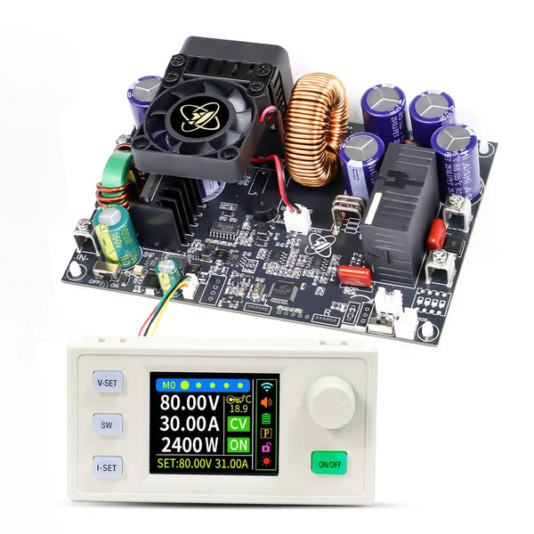 XY8030S 2400W 30A Buck DC Digital Power Supply Adjustable Step-Down Converter MPPT Charging 12-90V To 0-80V WIFI 485 IR 433 Set