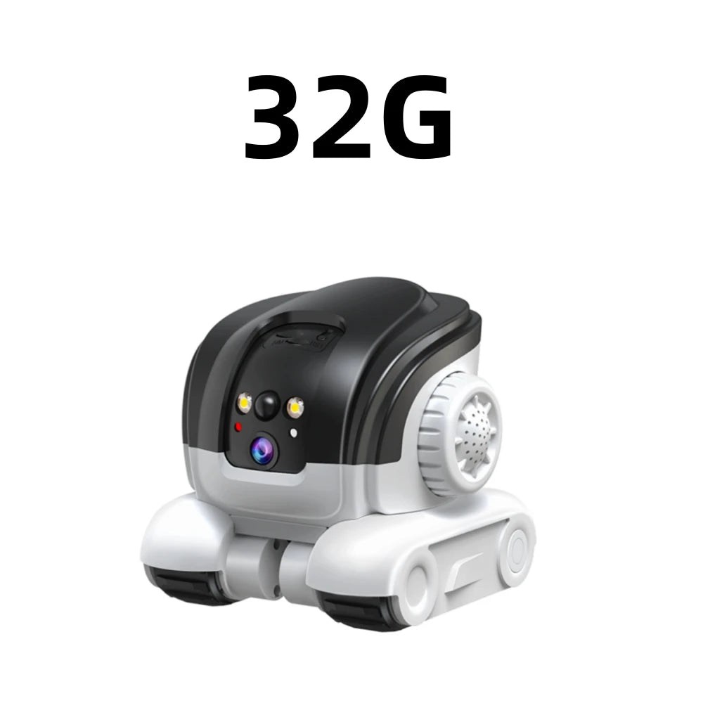 Pet Camera Dual Lens Wifi Camera Robot Pet Tracking Color Night Vision Laser Indication Teasing Remote Monitor Home Camera