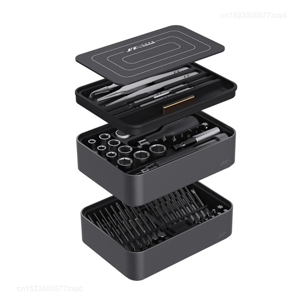JIMI 50/100 IN 1 FM2/3 Screwdrivers Set S2 Magnetic Precision Replaceable Multi-purposed Tweezer Pry Bar Kit Wrench Tools