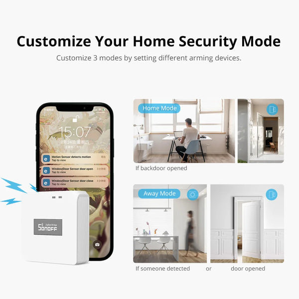 SONOFF ZB Bridge-P ZigBee Pro ESP32 Gateway Wi-Fi ZigBee Dual-protocol Local Smart Scene via eWeLink Alexa Google SmartThings