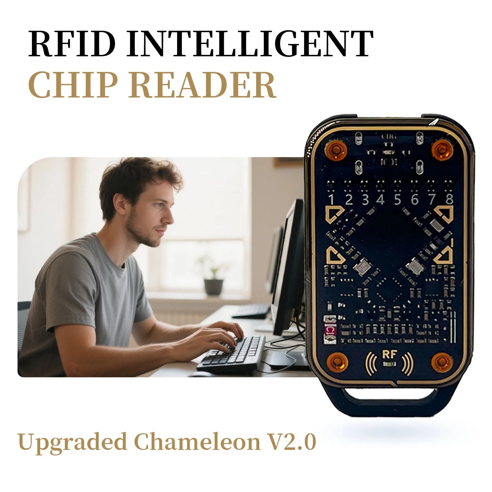 New Chameleon Ultra Contactless Smart Card Emulator Compatible with NFC Read Writer RFID Smart Chip ID IC Reader Tag Copyer