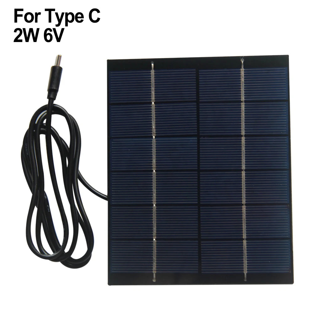 For Small Appliances Polycrystalline Silicon 2W Solar Panel Solar Power Charging Efficient Solar Charging Solution