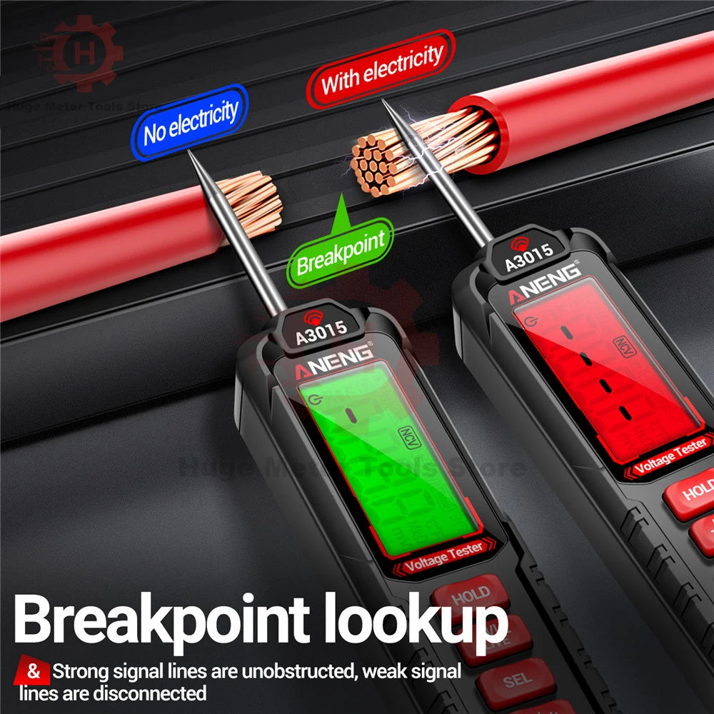 ANENG Digital Car Voltage Tester Pen AC/DC Voltage 600V Smart Non-Contact Auto Ohm Diode Tester Digital Multimeter For Tool