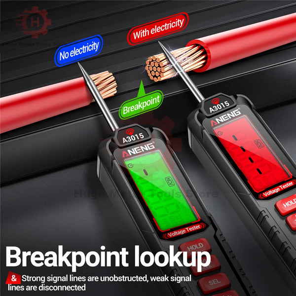 ANENG Digital Car Voltage Tester Pen AC/DC Voltage 600V Smart Non-Contact Auto Ohm Diode Tester Digital Multimeter For Tool