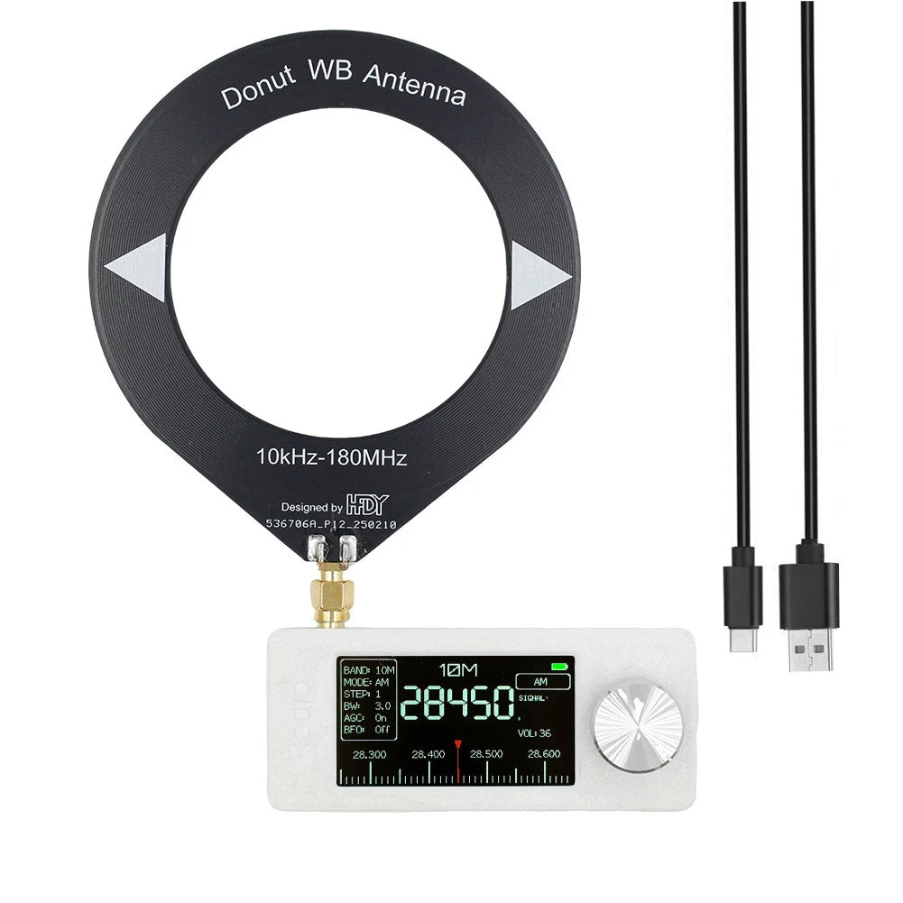 New SI4732 0.5-108mhz Pocket Mini Radio LSB USB AM FM All Band Radio Receiver with Antenna FM/AM Radio HF SW MW VHF Radio