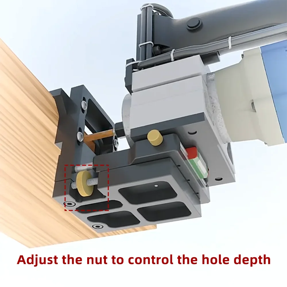 Mortising Jig 2 in 1 Invisible Fastener Slotting Bracket Woodworking Slotting Locator Tool