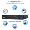 Hiseeu H.265+ 4CH 10CH 16CH POE NVR For IP Security Surveillance Camera CCTV System 5MP 8MP 4K Audio Video Recorder Face Detect
