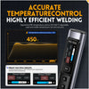 FNIRSI HS-02 Adjustable Temperature Soldering Iron DC 20V 100-450℃ Welding Solder Rework Station PD 100W Portable Repair Tool