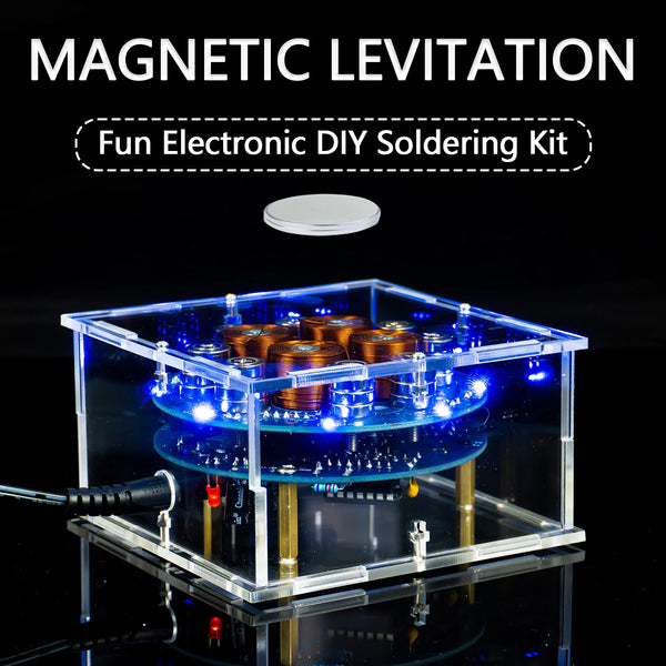 Magnetic Levitation DIY Electronic Small Fabrication Experiment Coil Push-Down Module Circuit Board Fabrication Welding Kit