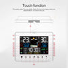 Sunrise and Sunset Weather Station Multi-function Alarm Clock Thermometer Hygrometer Touch Screen Operation with Wireless Sensor