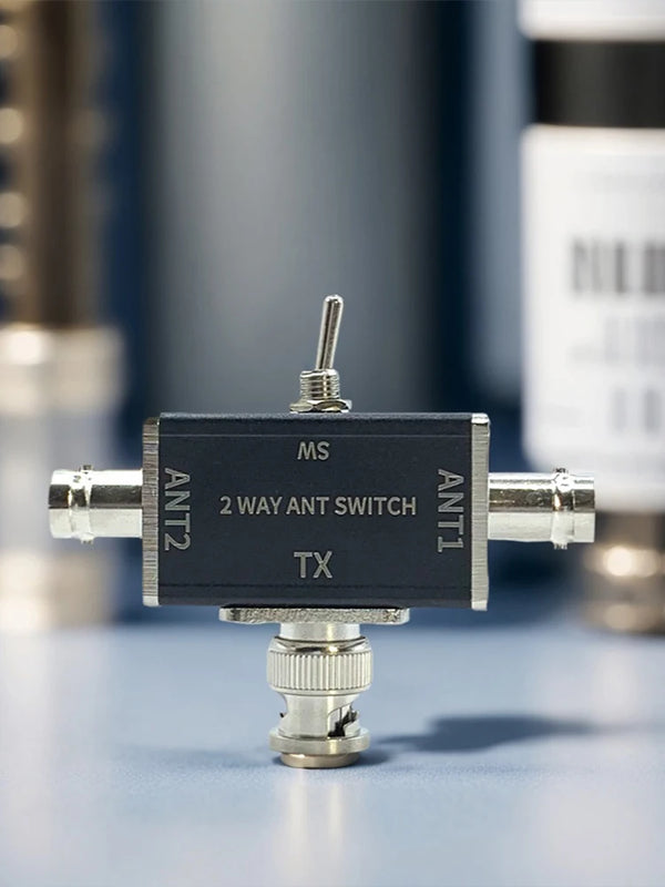 2 Way CB/HAM Antenna Coax Switches 1 Input & 2 Outputs 100W 0-50MHz Manual Coaxial Antenna Switches Antenna Switches