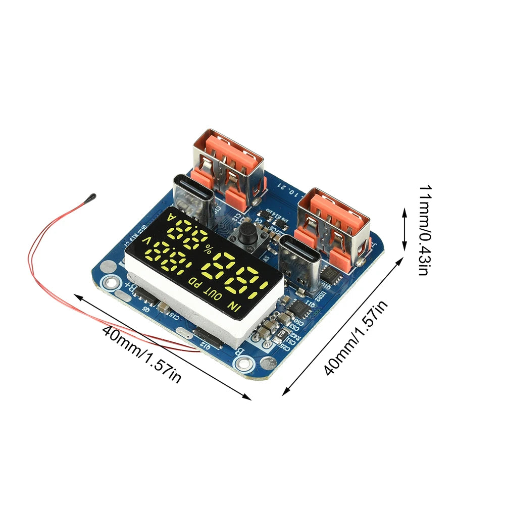 4S 20V 5A Buck-Boost Module Charge/Discharge Integrated Bidirectional Fast Charging High Power Output Lithium Battery Module