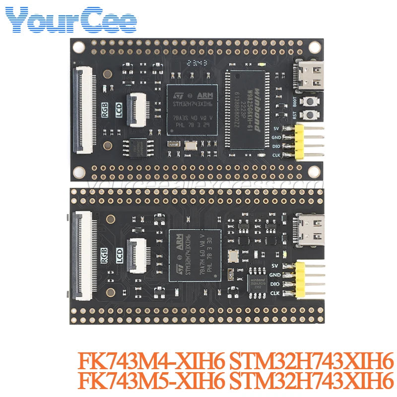 STM32H743XIH6 STM32H743 FK743M4-XIH6 FK743M5-XIH6 Core System Learning STM32 Development Board Module Compatible with OpenMV