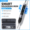 FNIRSI HS-02 Adjustable Temperature Soldering Iron DC 20V 100-450℃ Welding Solder Rework Station PD 100W Portable Repair Tool
