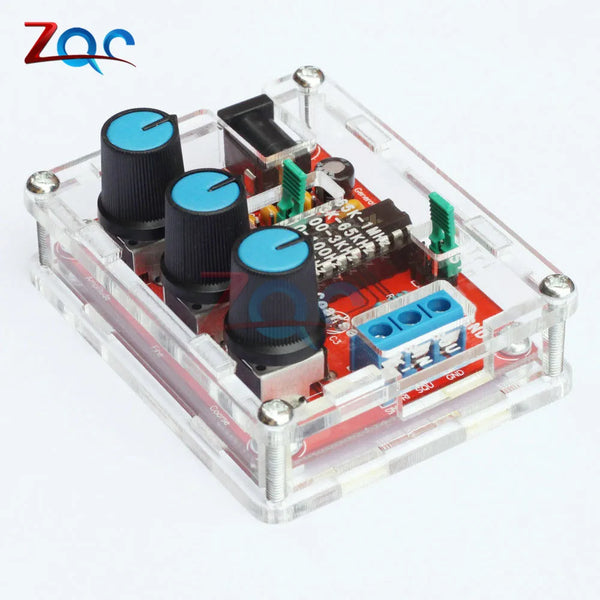 Kit fai da te generatore di segnale funzionale XR2206 da 1Hz a 1MHz, uscita sinusoidale/triangolare/quadra, frequenza e ampiezza regolabili.