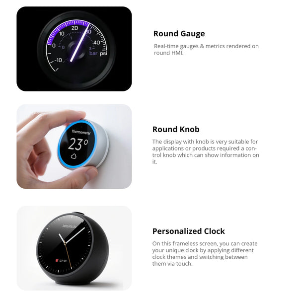 NEXTION NX4848E028-011C 2.8″ LCD-TFT Capacitive HMl Touch Display Module Edge Series Screen Panel Touchscreen Without Enclosure