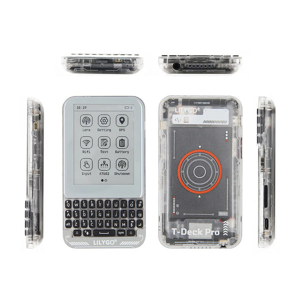 T-Deck Pro ESP32-S3 Board – 4G LoRa GPS E-Paper Touch, PCM5102A, QWIIC IoT Dev Kit