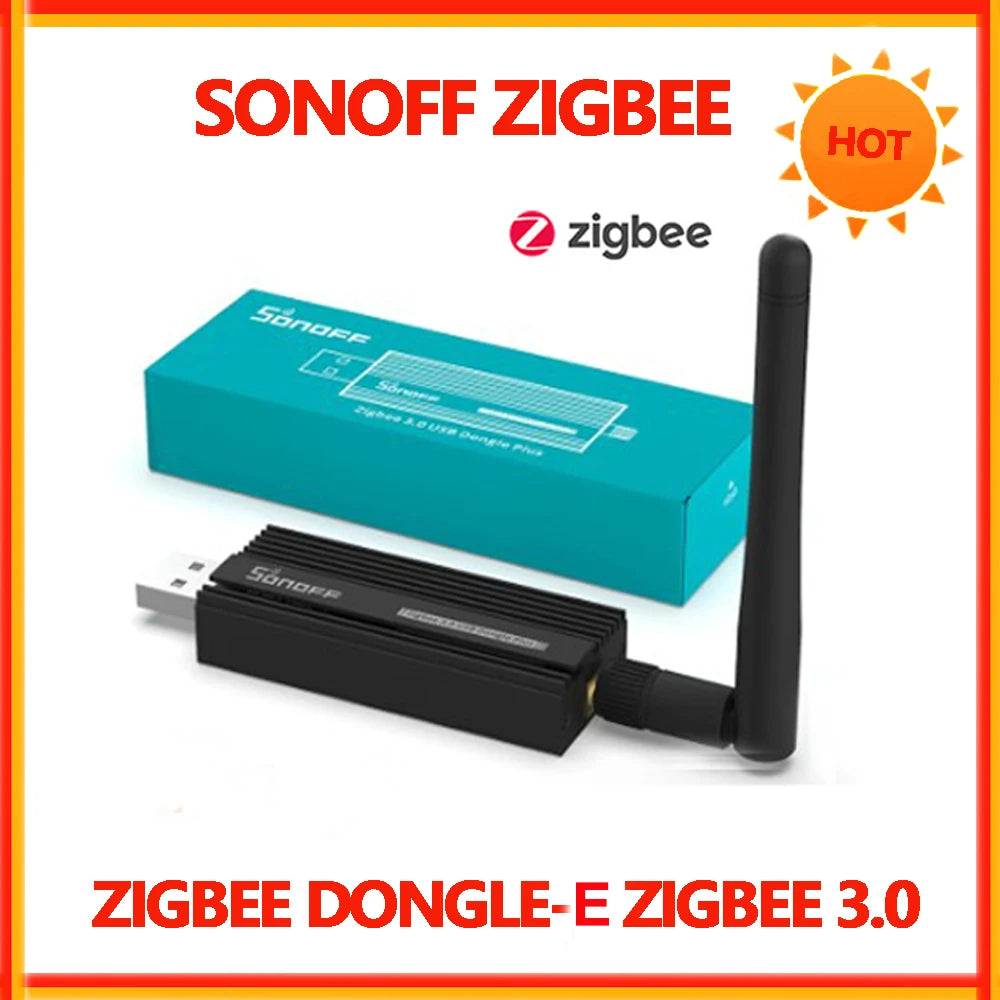Sonoff Zigbee 3.0 USB Dongle Plus ZBDongle-E Wireless Universal Gateway Zigbee Hub Smart Home Module Support ZHA Zigbee2MQTT