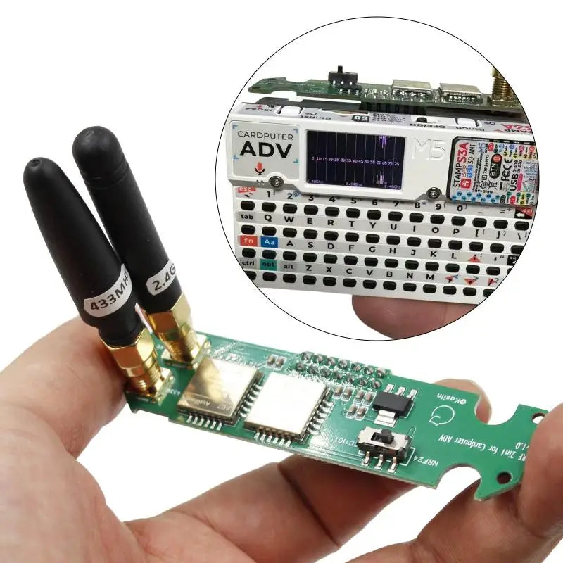 Modulo RF NRF24 ADV CC1101 per Cardcomputer M5Stack con firmware Bruce, per trasmissione e ricezione di segnali sub-GHz 2 in 1.