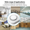 Tuya Wifi Smoke Detector Sensor 90DB Alarm Fire Smart Smoke Detector Wifi Fire Protection Home Security Alarm Smart Life APP