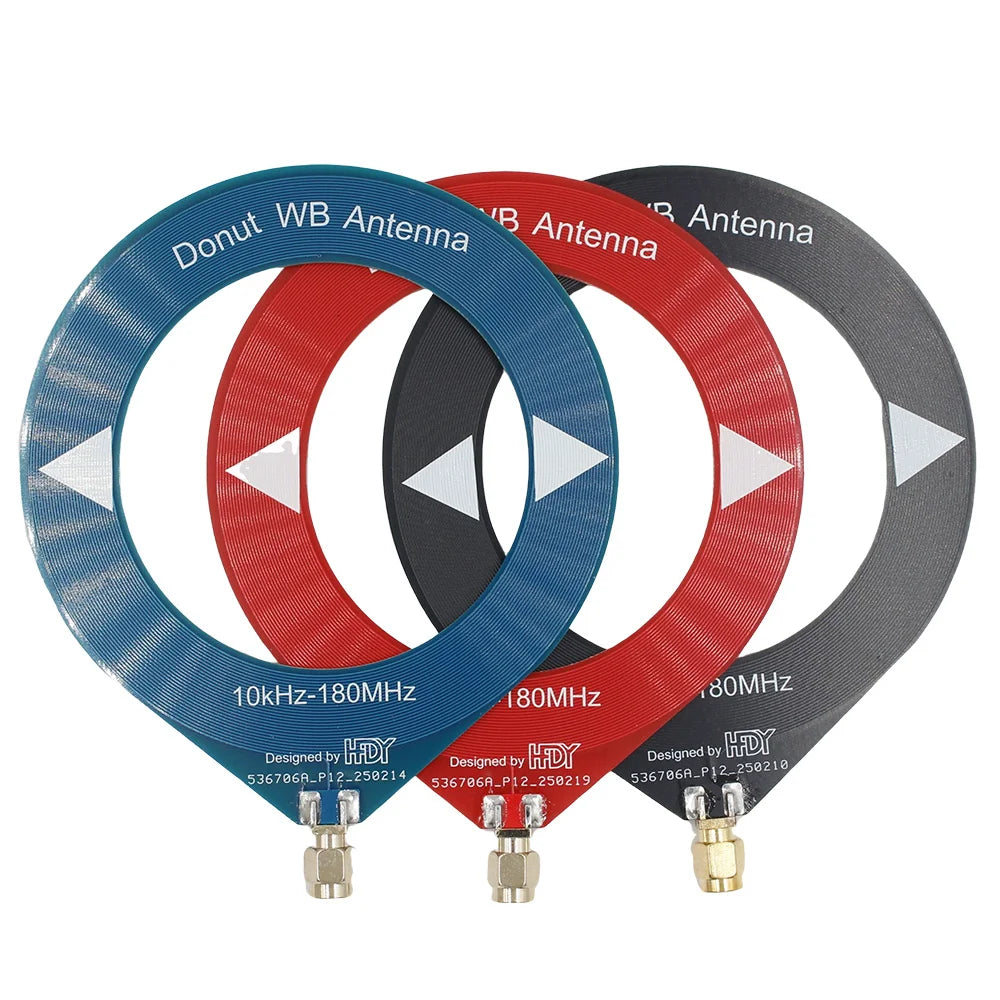 Wideband SDR Antenna 10kHz-180MHz Donut Loop Antenna SMA Male Connector for Shortwave Medium Wave Recepti product image