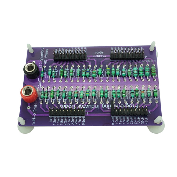 1uH to 2.2mH E12 Standard 40 Values Programmable Inductor Board
