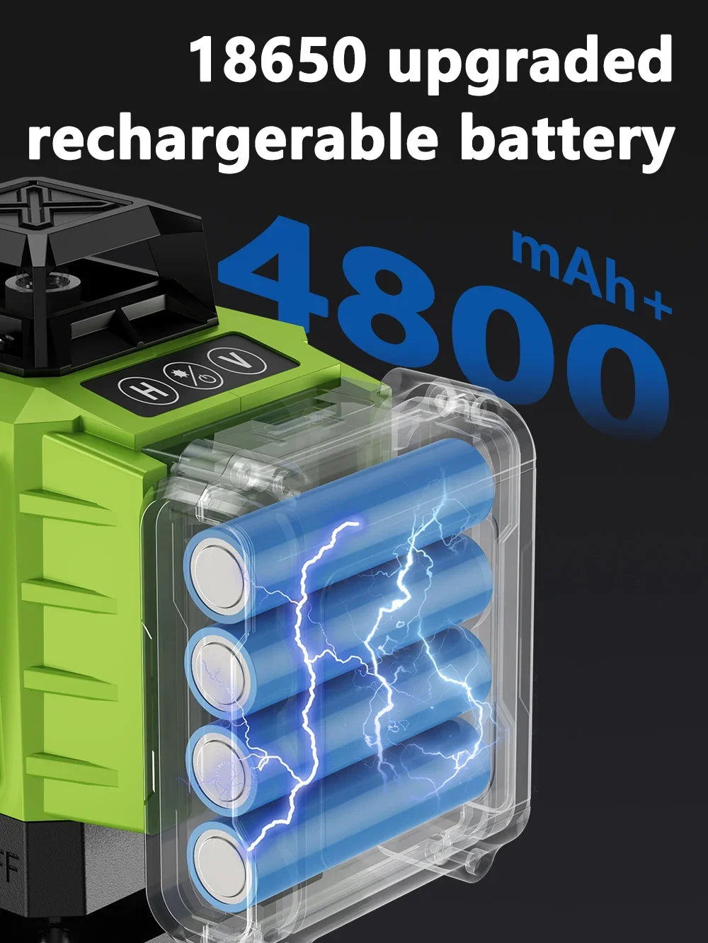 LFINE 3D/4D lézerszint 12/16 soros vízszintes és függőleges távirányítóval 8 soros 360°-os önszintező lézerszint