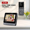 WiFi Wireless Intercom Smart Doorbell 4.3inch IPS Screen Video Security Camera Two-Way Intercom HD Surveillance Camera