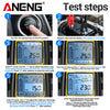 ANENG BT175 12V 24V Car Battery Tester Digital Alternator Automotive Analyzer Display Screen With Insulated Alligator Clip Tools