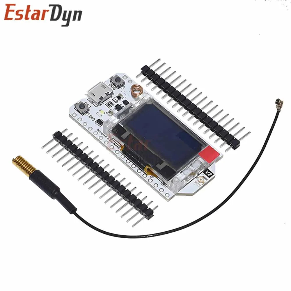 SX1276 SX1278 LoRa ESP32 Development Board, 0.96 Inch OLED Display 868MHz/915MHz/433MHz, WiFi Bluetooth Kit for Arduino IoT