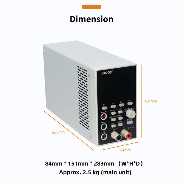OWON High-Performance Programmable Electronic Load DC OEL1515/OEL3020/3030 150W/300W 150V/300V 15A/20A/30A Electronics Load