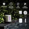 RAINPOINT Wireless Digital Rain Gauge Outdoor With App - Smart Rain Sensor With Accurate Rain Gauge Monitoring