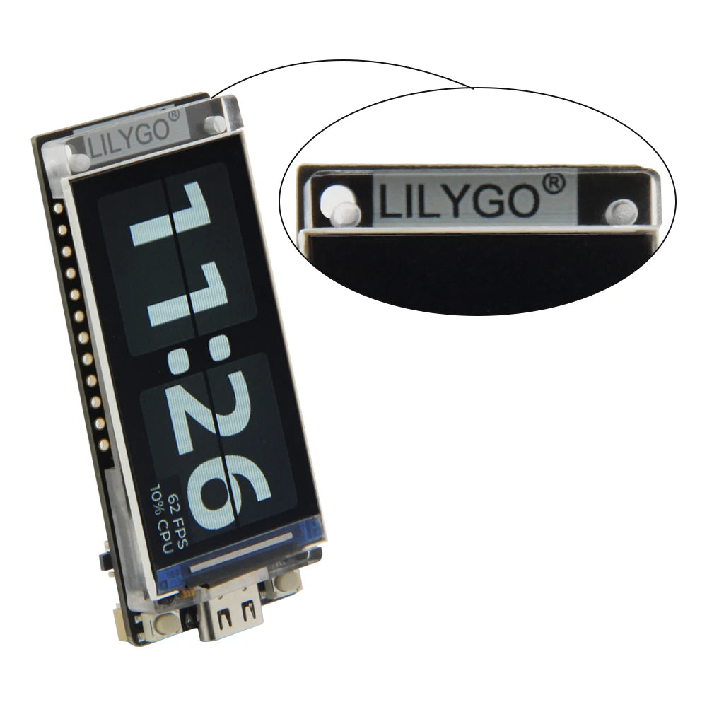 LILYGO® T-Display-S3 ESP32-S3 Scheda di sviluppo per display LCD ST7789 da 1,9 pollici con modulo wireless WIFI Bluetooth 5.0 e risoluzione 170*320