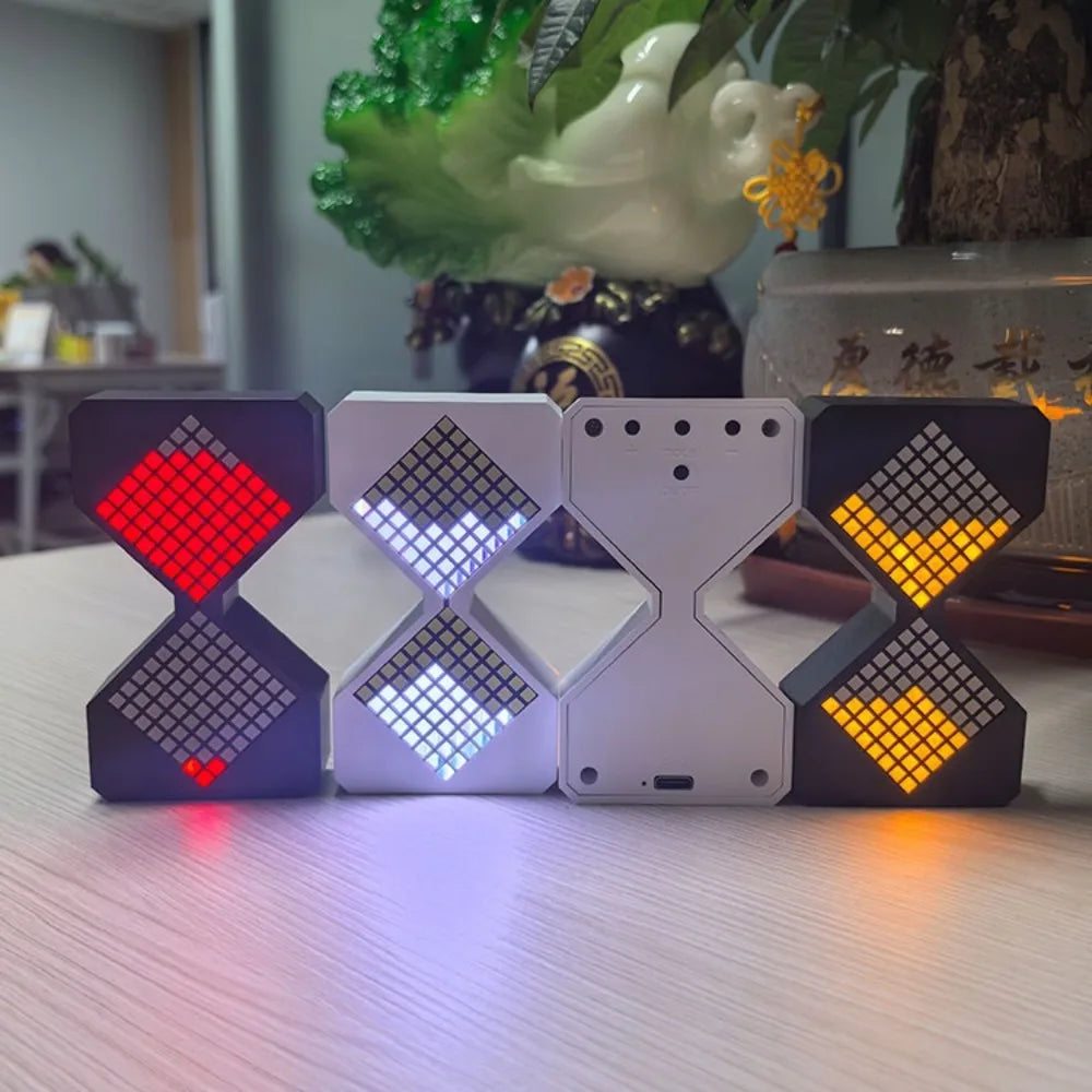 Cyber Style LED Electronic Hourglass with Gravity Sensing 1-30 Min Timer DIY Digital Sand detail image 5