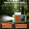 DC 5V 2A 7-in-1 87-108MHZ Multi-Function Emergency Radio: AM/FM/WB Full-Band Portable Radio with USB-C Interface