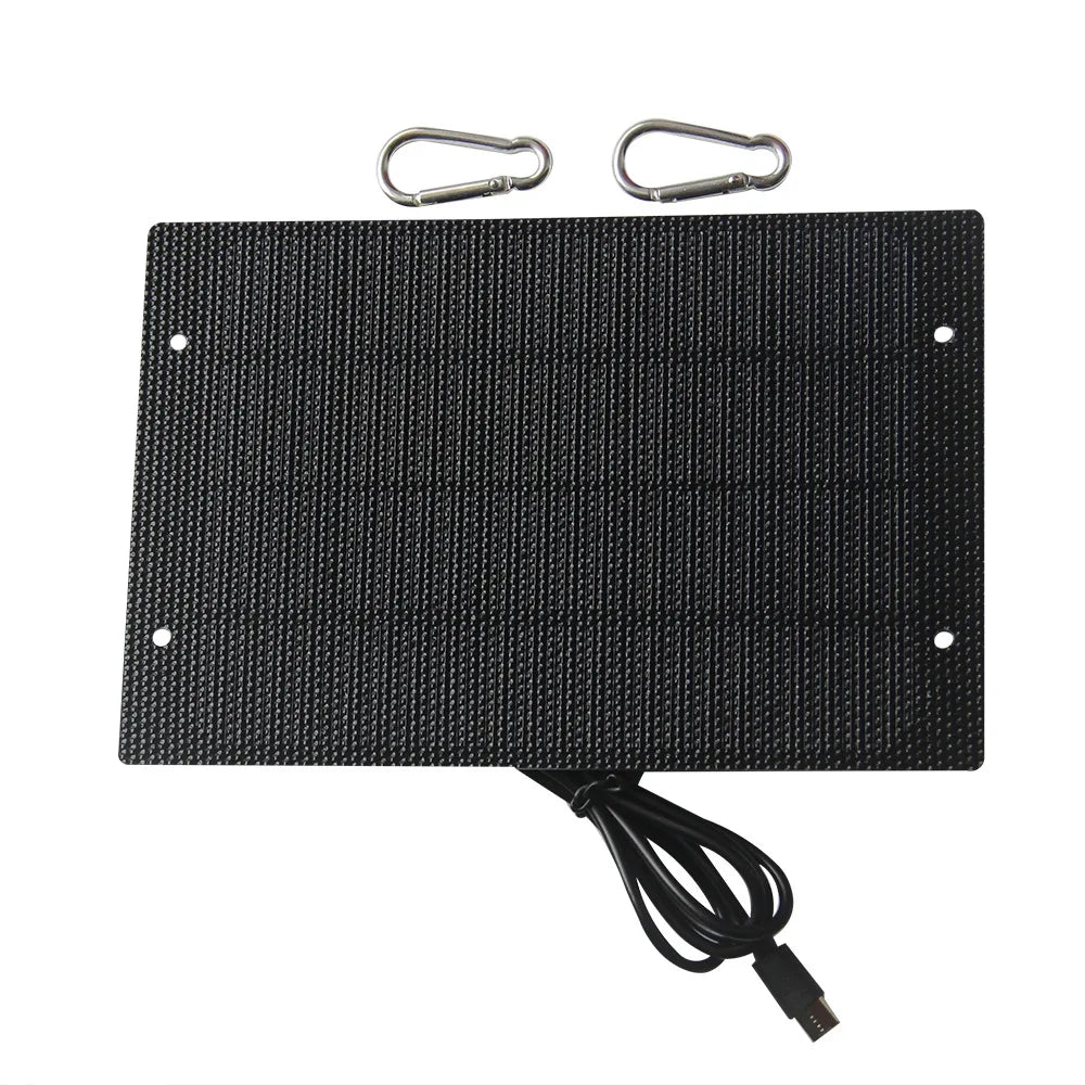 5W 5V ETFE Solar Panel Charger Type-C Output Solar Power Bank for Mobile Phone Security detail image 4