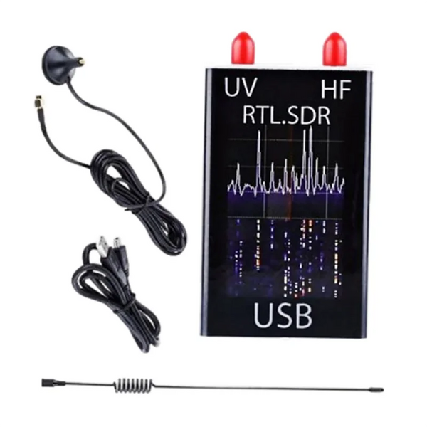 B50C SDR Receiver 100Khz-1.7Ghz Full Band UV  RTL-SDR USB Receiver Short Wave Broadband Software-Defined Radio