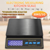 30kg/1g Digital Kitchen Scale Household Electronic Food Scale Rechargeable LCD Display Weighting Balance product image