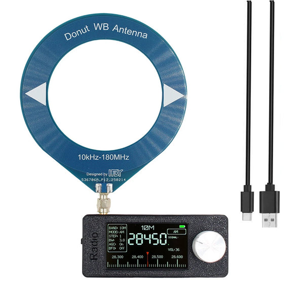 New SI4732 0.5-108mhz Pocket Mini Radio LSB USB AM FM All Band Radio Receiver with Antenna FM/AM Radio HF SW MW VHF Radio