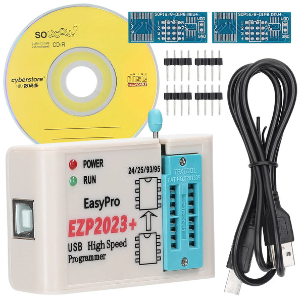 EZP2023+ High-Speed USB SPI Programmer Support 24/25/93/95 EEPROM 25 Flash Bios Chip Support PC Programmer Firmware Upgrade