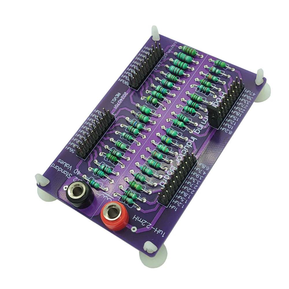 1uH to 2.2mH E12 Standard 40 Values Programmable Inductor Board