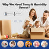 MOES Tuya Zigbee Smart Temperature Humidity Sensor Indoor Hygrometer APP Monitoring Works detail image 3
