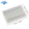 MB102 Breadboard Power Module 3.3V/5V MB-102 830 Points Prototype Bread Board +65pcs Jumper Wires DIY for Arduino Kit