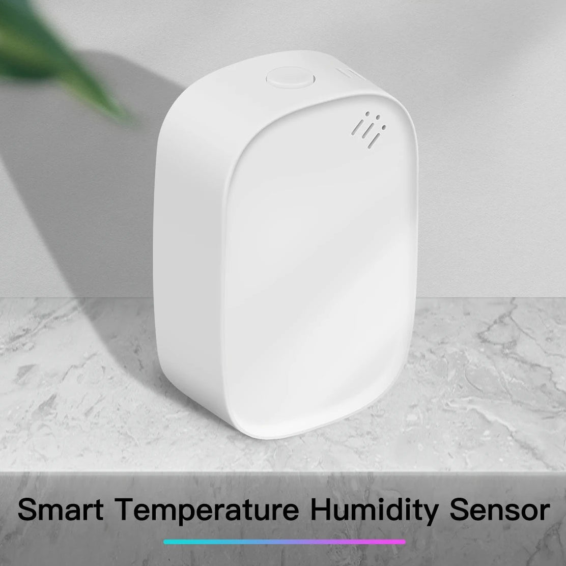 MOES Tuya Zigbee Smart Temperature Humidity Sensor Indoor Hygrometer APP Monitoring Works With Alexa Goog product image