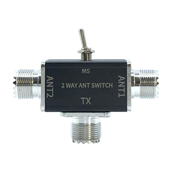 2 Way CB/HAM Antenna Coax Switches 1 Input & 2 Outputs 100W 0-50MHz Manual Coaxial Antenna Switches Antenna Switches