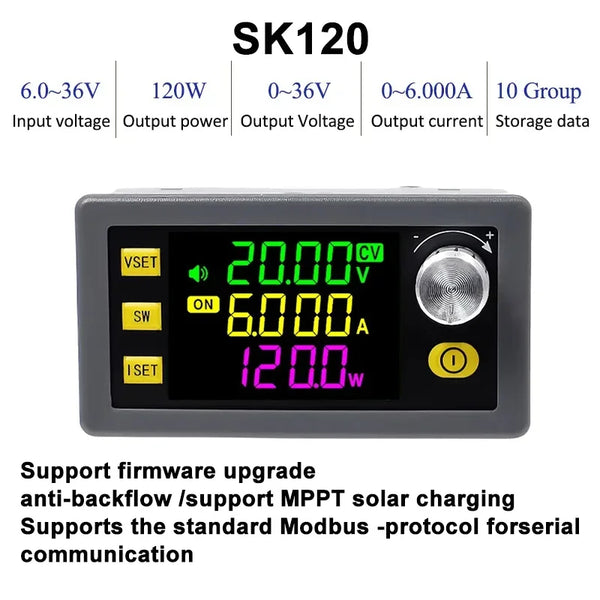 120W/150W Buck Boost Converter Adjustable Regulated Power Supply Input Constant Voltage Constant Current Solar Charging Module