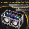 Kit altoparlante Bluetooth fai da te con radio FM 87,5-108 MHz Progetto di saldatura fai da te Kit di elettronica per esercitazioni di saldatura Assemblaggio con chiavetta USB e supporto TF